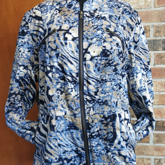 KERRY BROOKE LG ZIPPERED JACKET - Picture 1 of 7